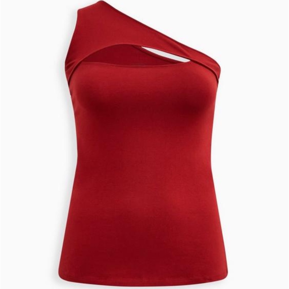 Torrid Cut Out One Shoulder Tank
